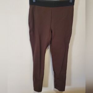 Talbots Brown Elastic Waist Pants